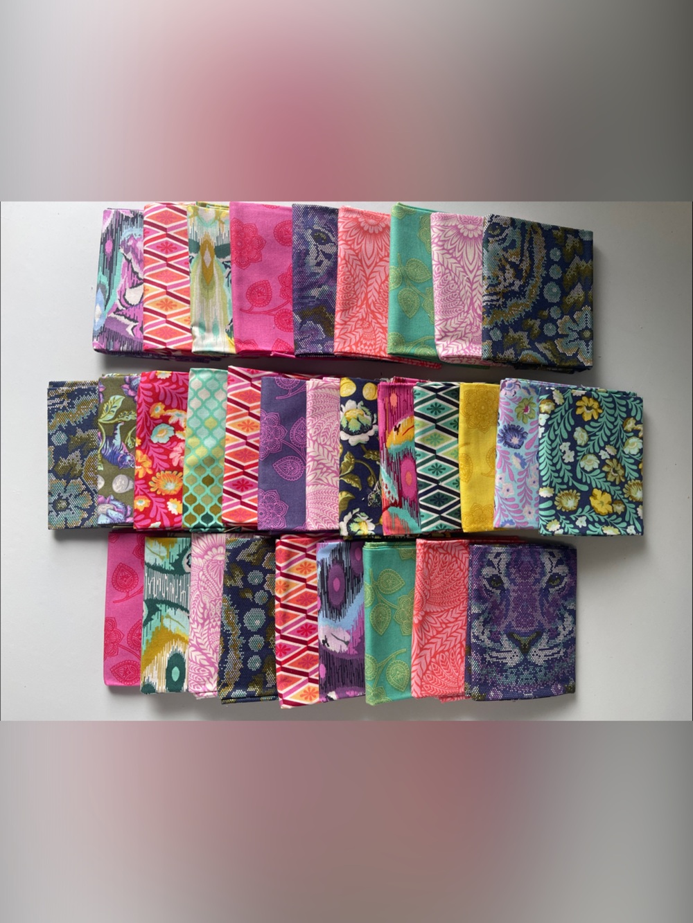 Tula Pink - Eden Collection Cotton Fabric Bundle 31 Quilting Fat Quarters 18x22